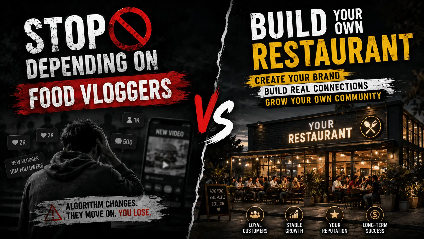 Stop Depending on Food Vloggers, Build Your Own Restaurant Fan Following